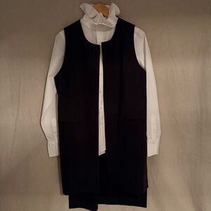 Cabi | Longline Open Vest | Charcoal